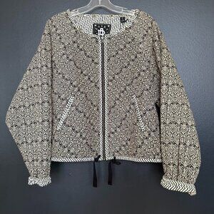 Maison Scotch Quilted Paisley Jacket – M